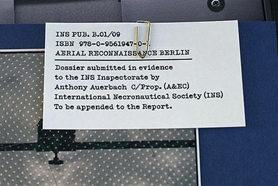 Anthony Auerbach: Aerial Reconnaissance Berlin dossier
